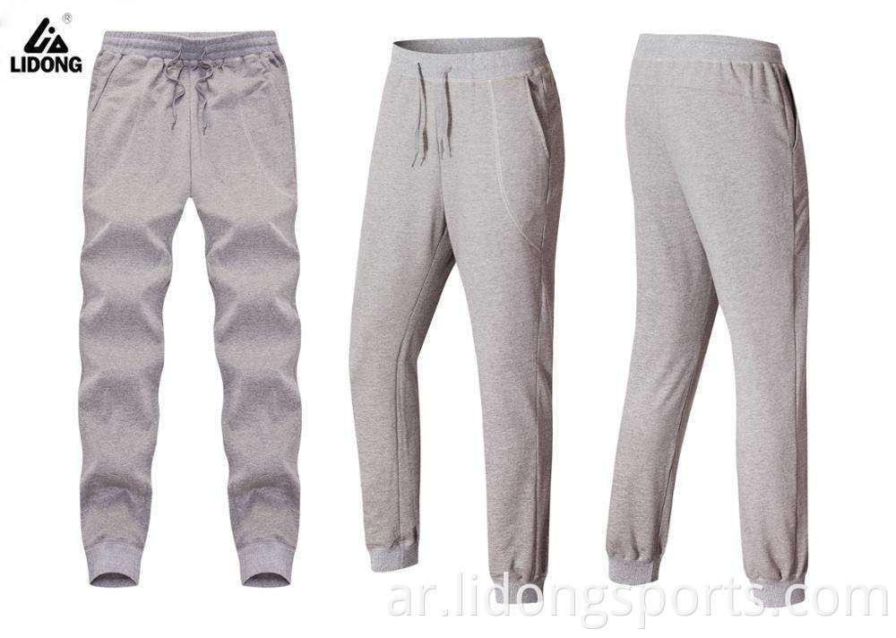 OME Cotton Polyester Sport Prouts تصميم جديد سروال عرق ناعم للرجال